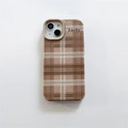 Plaid Letters Luck Phone Case - Viexta