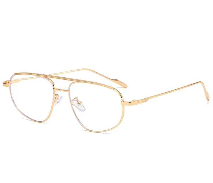 Metal Double Beam Sunglasses - Viexta