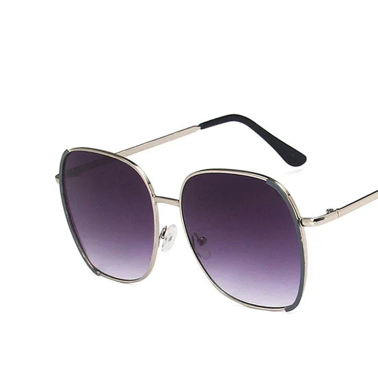 Female Fashion Simple Thin Anti-UV Sunglasses - Viexta
