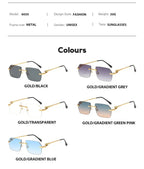Frameless Trimming Head Sunglasses - Viexta