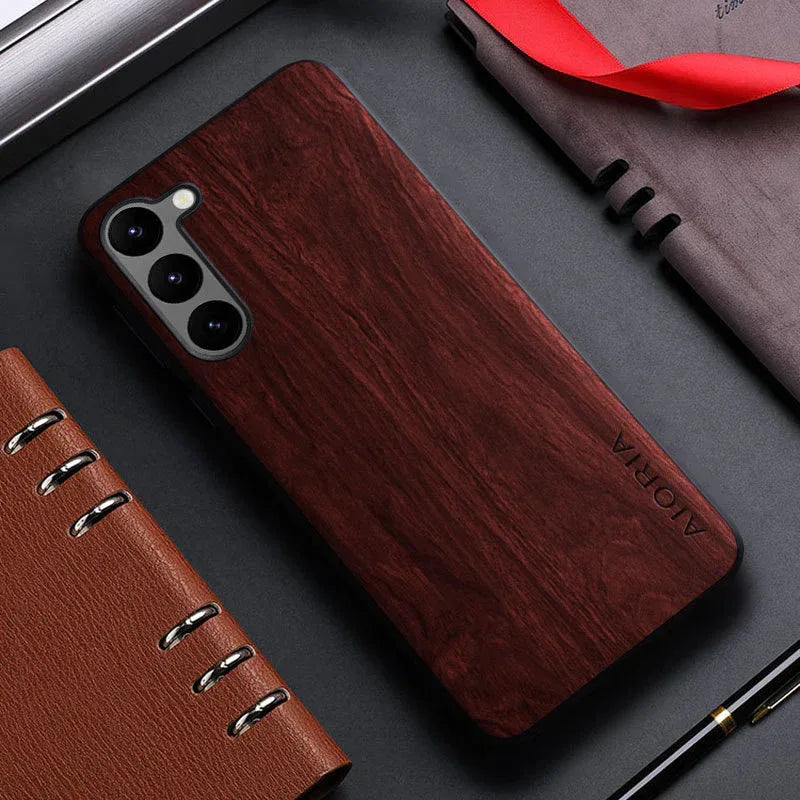 Interlaced Wood Grain Samsung Ultra Phone Case - Viexta