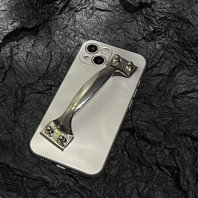 tpu-back-cover-spoof-door-handle-iphone-case - Viexta