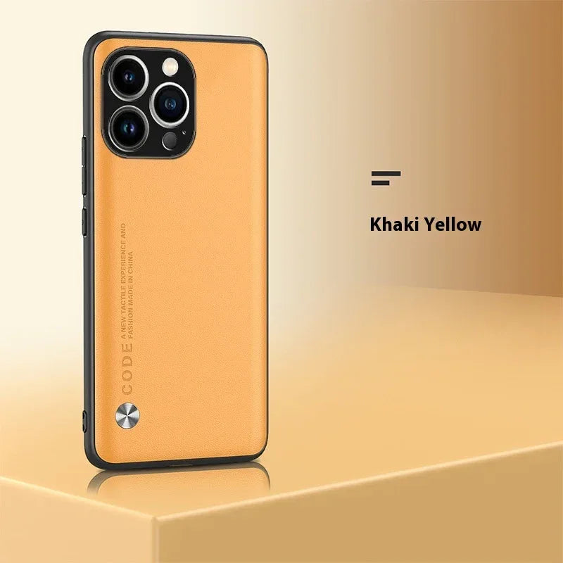 Plain Leather iPhone Cover - Viexta