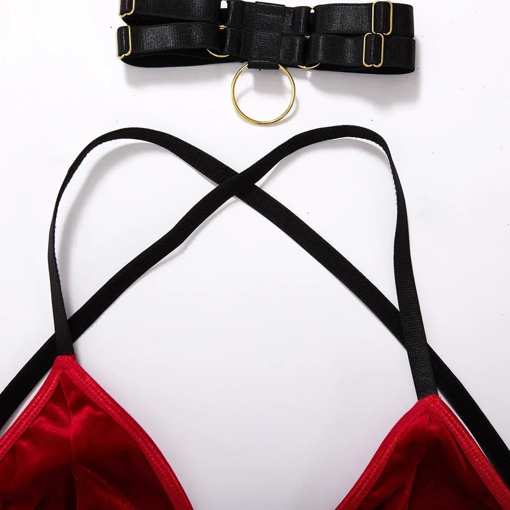 Hollow Christmas Lingerie - Viexta