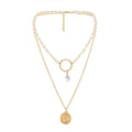 Double-layer Pearl Clavicle Chain - Viexta