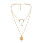 Double-layer Pearl Clavicle Chain