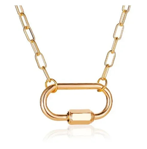 Buckle Titanium Steel Necklace - Viexta
