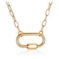 Buckle Titanium Steel Necklace - Viexta