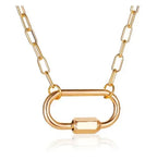 Buckle Titanium Steel Necklace - Viexta