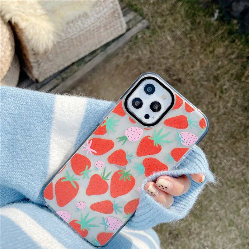 Strawberry Flower iPhone Case - Viexta