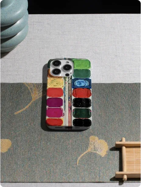 INFN Art Student Palette iPhone Case - Viexta