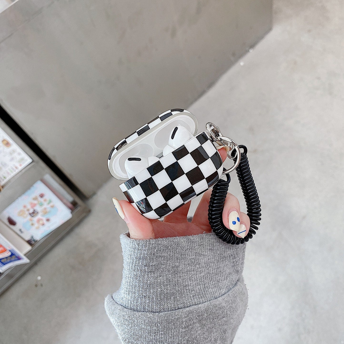 Checkerboard Pendant  AirPods Headset Case