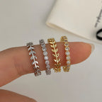 Women's Open-end Zircon Ring - Viexta