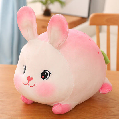 Household Lovely Strawberry Rabbit Plush Toy