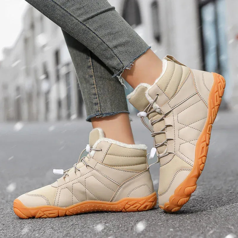 Men's Snow Thick Fleece Sole Sneakers - Viexta