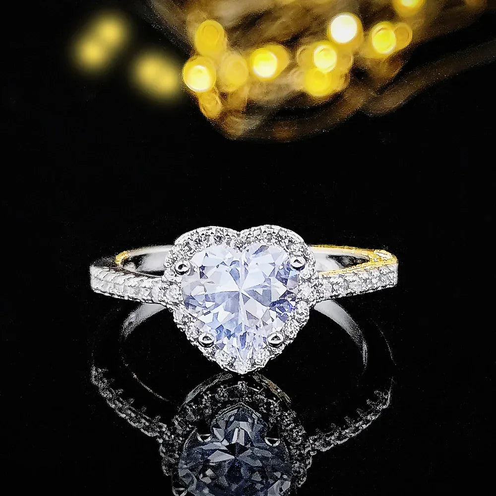 Luna Heart Ring - Viexta