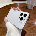Electroplated Tpu Frosted Acrylic iPhone Case - Viexta