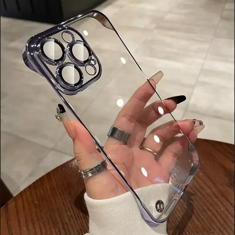 Electroplated Borderless iPhone Case - Viexta