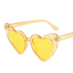 Large Frame Heart Statement Glasses - Viexta