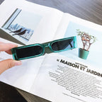 Rectangle Frame Fashion Sunglasses - Viexta
