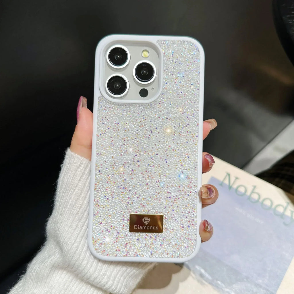 Luxury Rhinestone iPhone Shell Full Diamond Protective Cover - Viexta