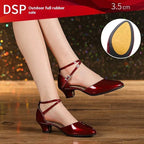 Latin Soft Bottom Heels - Viexta
