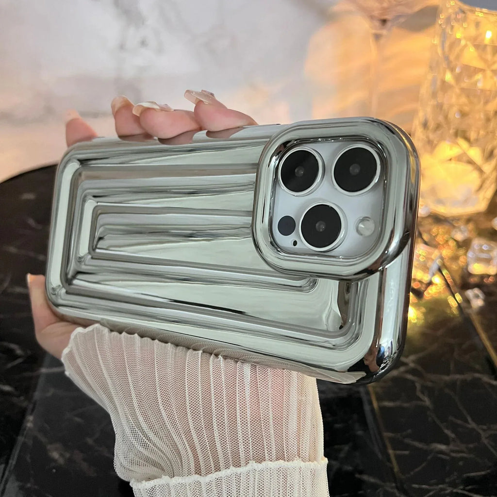 electroplated-stripe-iphone-case - Viexta