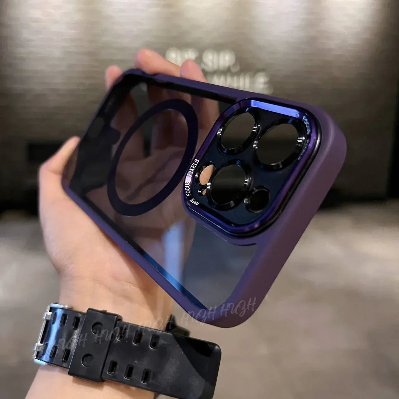Advanced Primary Color Titanium Lens iPhone Case - Viexta