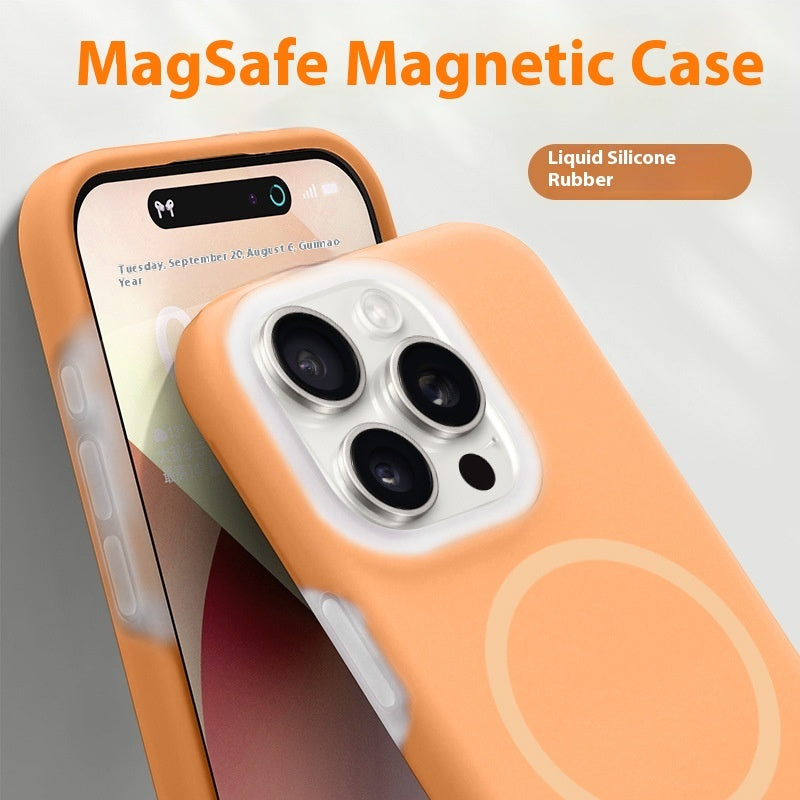 Jelly Magnetic Liquid Silicone iPhone Case