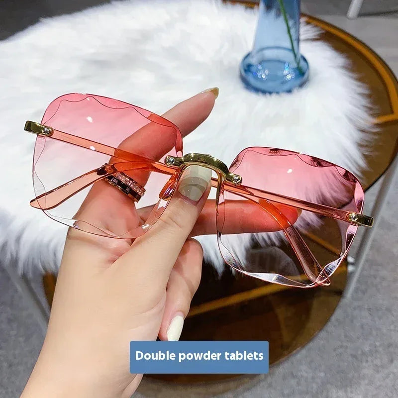 frameless-trimming-internet-famous-sunglasses - Viexta