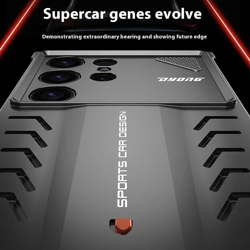 Automatic Fastener Aluminum Alloy Samsung Phone Case - Viexta