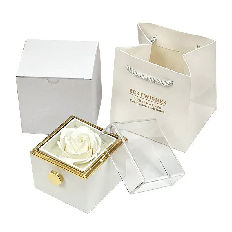 rotating-soap-flower-rose-gift-box - Viexta