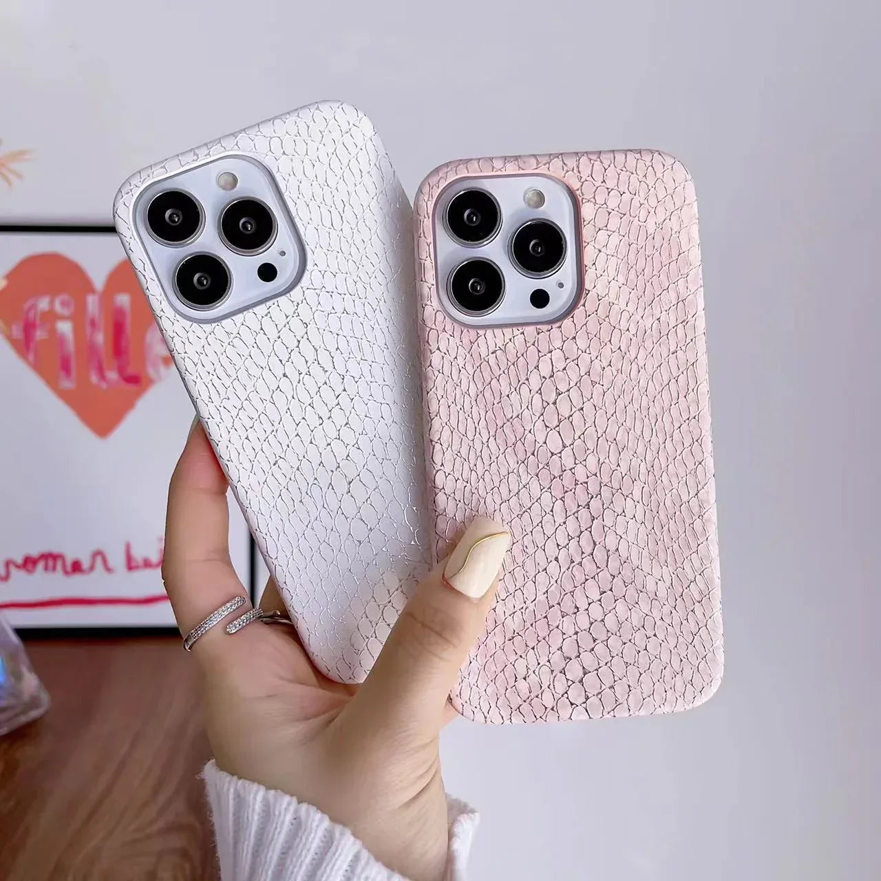 Leather Patch iPhone Case - Viexta