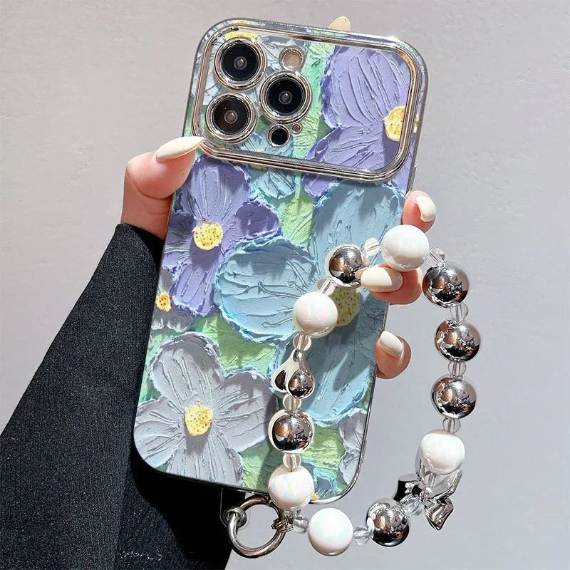 Electroplated Flower iPhone Case Protector - Viexta