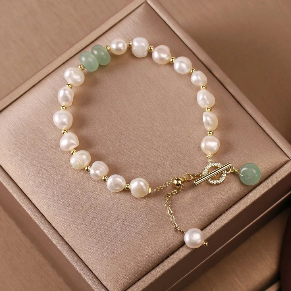 Women's Minimalist Pearl Bracelet - Viexta