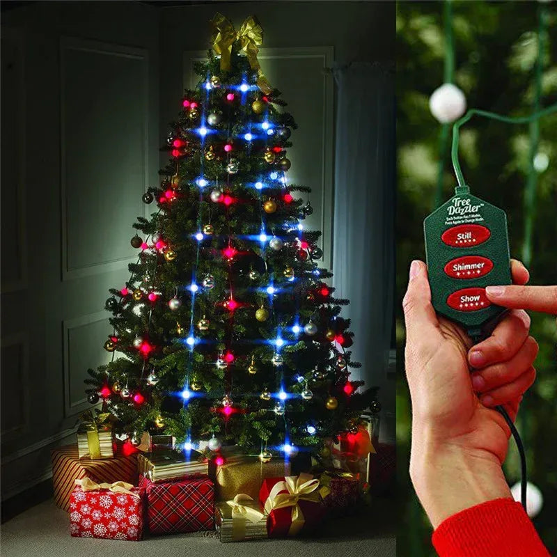 64 Light Dazzler Shower Tree Light Show Of Christmas Tree - Viexta