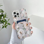 Retro Flower Card iPhone Case - Viexta