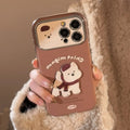 Brown 3D West Highland Terrier iPhone Case - Viexta
