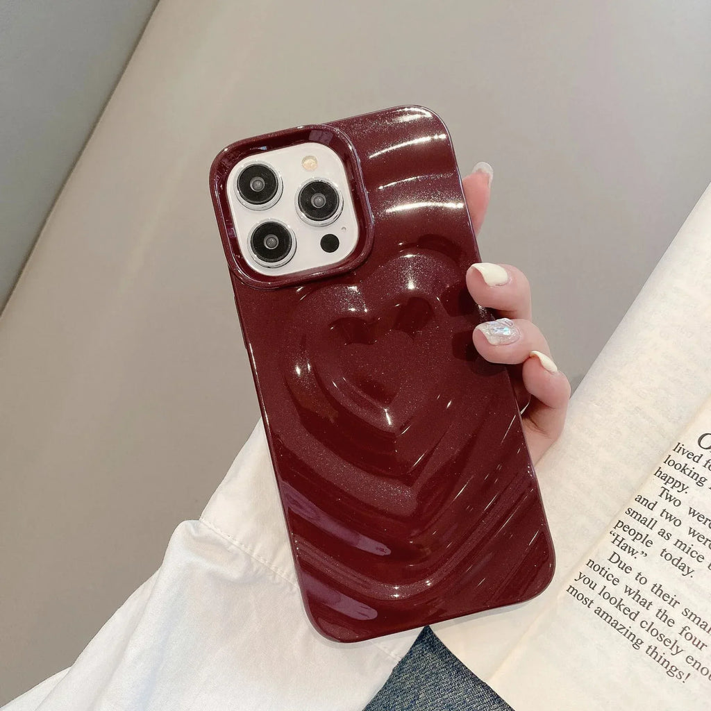 Love Wave Pleated iPhone Cover - Viexta