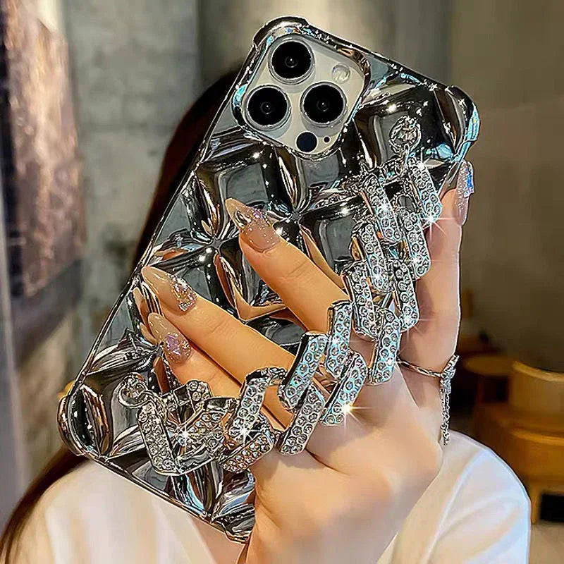 Rhinestone Braceleted iPhone Case - Viexta