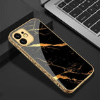 Silicone Embossed Tpu Glass iPhone Case - Viexta
