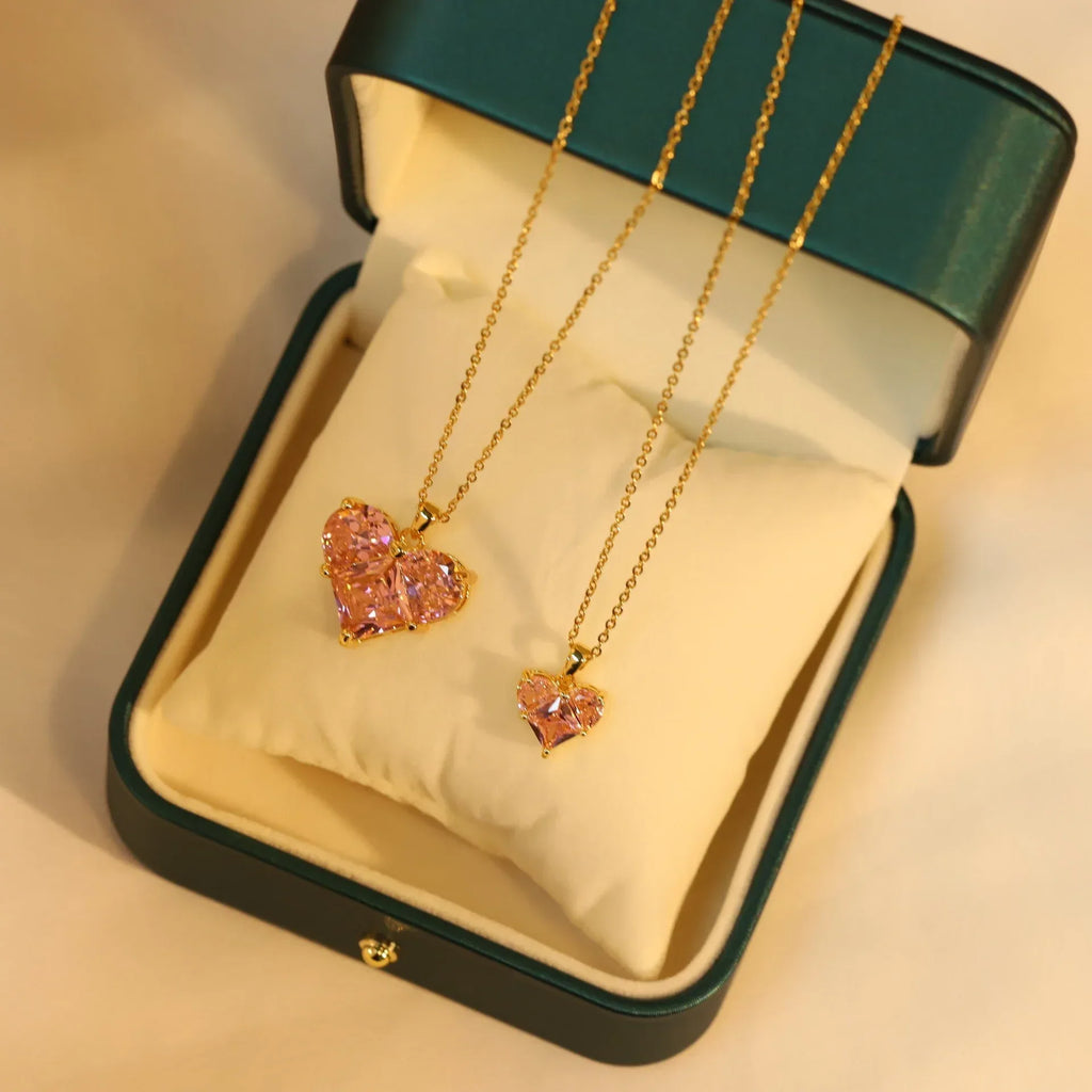Princess Heart Clavicle Chain - Viexta