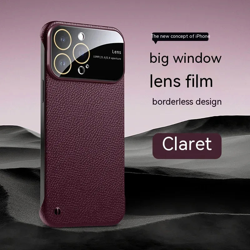 Frameless Lychee iPhone Case - Viexta