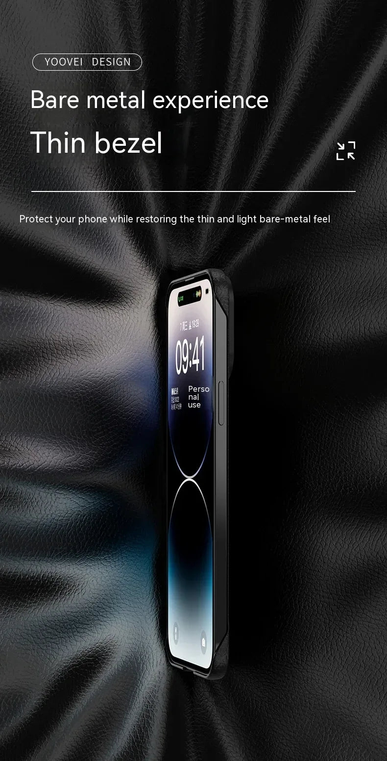 Frameless Lychee iPhone Case - Viexta