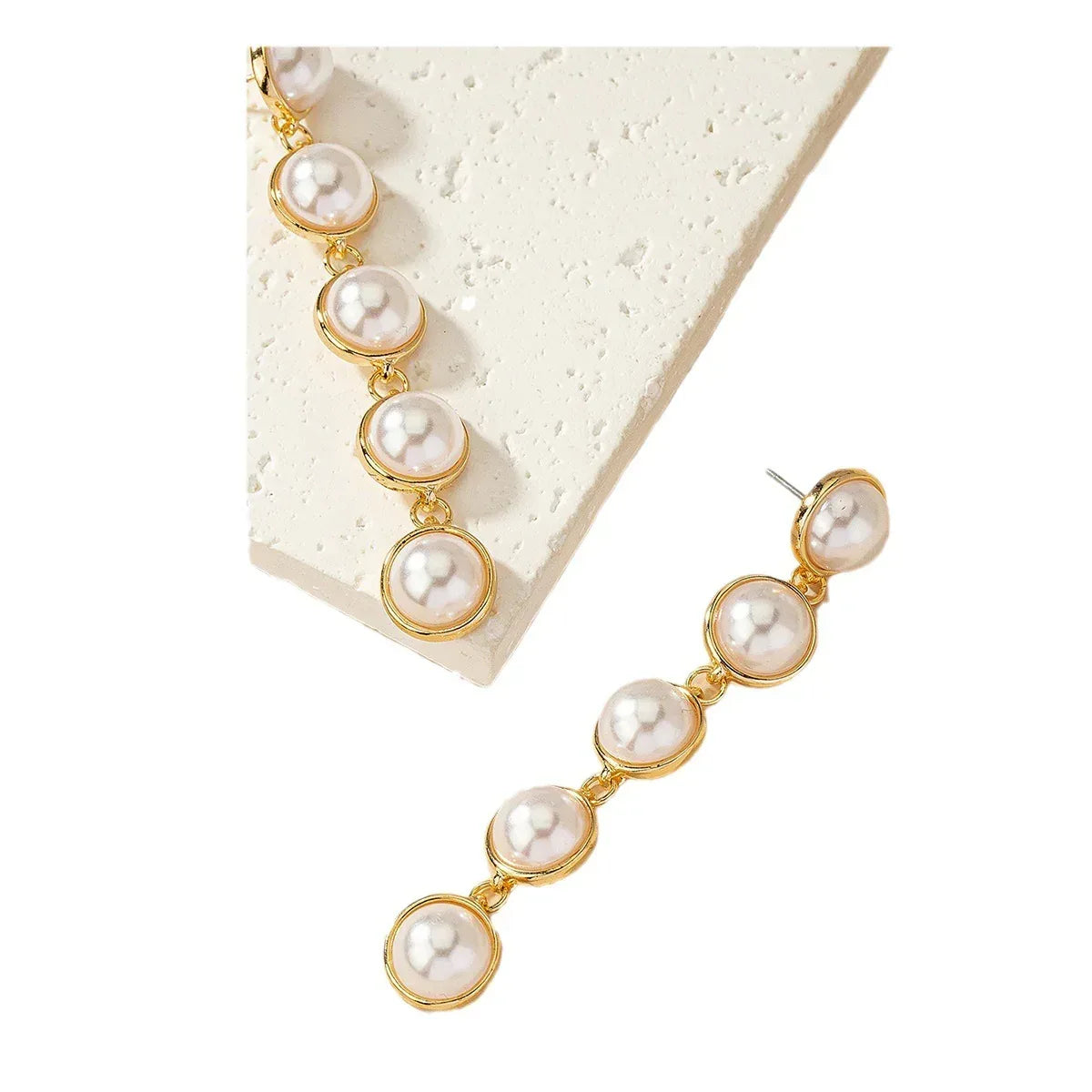 Pearl Long Versatile Elegant Tassel Earrings - Viexta
