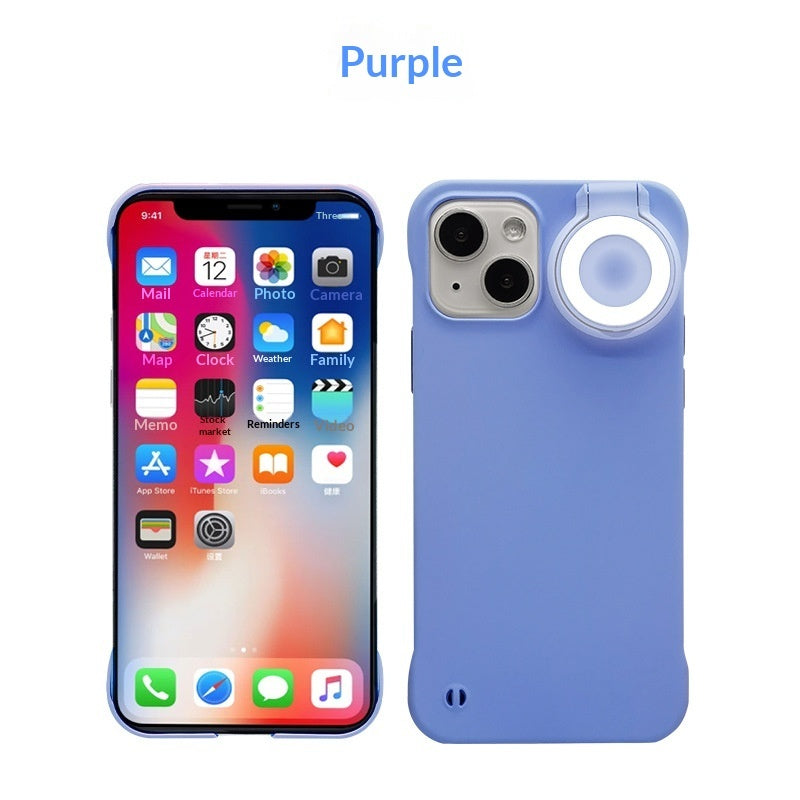 Fill-light iPhone Case with Selfie Beauty LED Halo