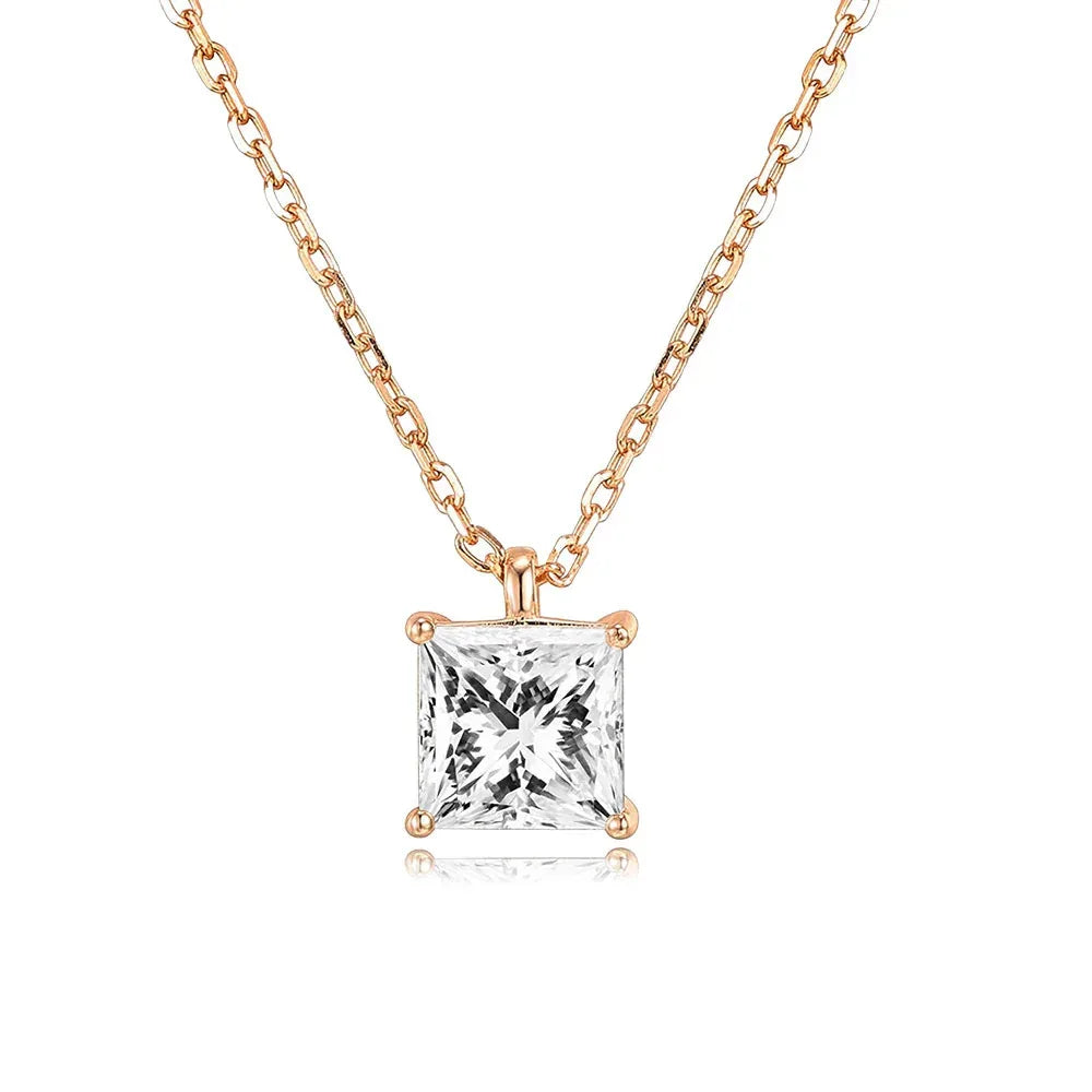 Zircon Micro-inlaid Necklace - Viexta