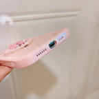 Love Cream Bow Mirror iPhone Case - Viexta