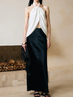 Halter Twist Tank Top - Viexta