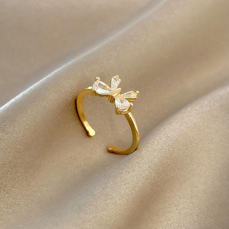 Double Layer Zircon Ring - Viexta